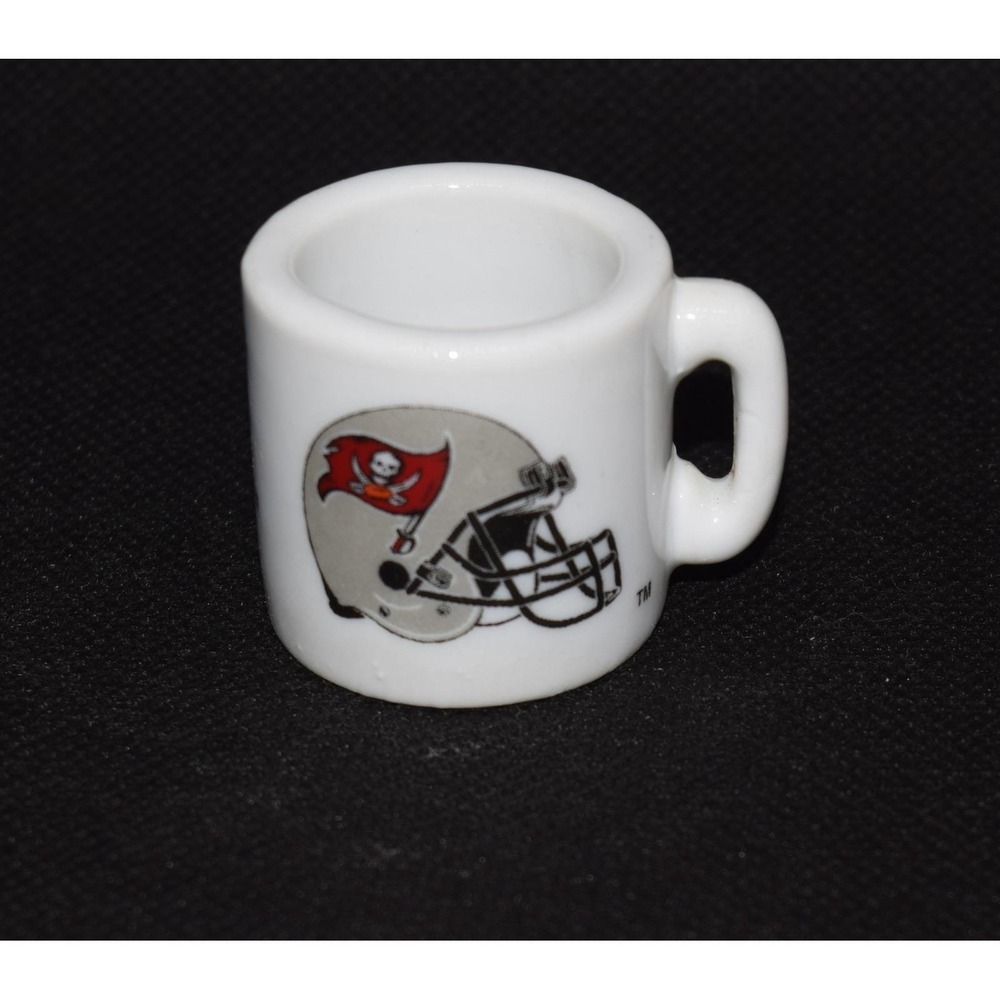 Vintage NFL Tampa Bay Buccaneers Mini Mug Ceramic Excellent Helmet Logo